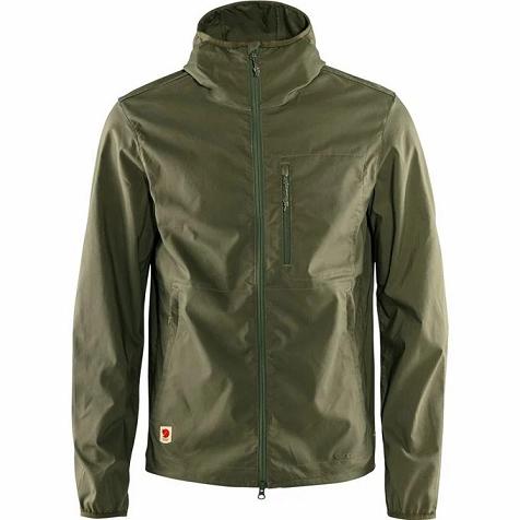 Fjallraven High Coast Wind Jacket Green Singapore For Men (SG-772963)